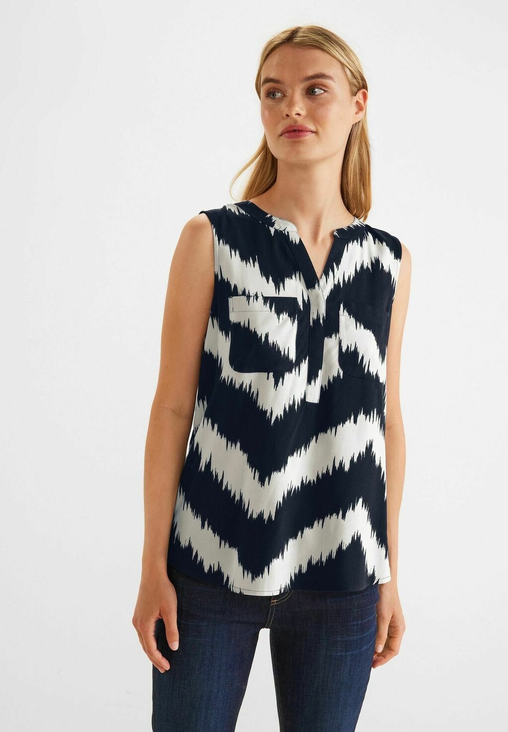 

Блузка ZICK ZACK Street One, цвет blau