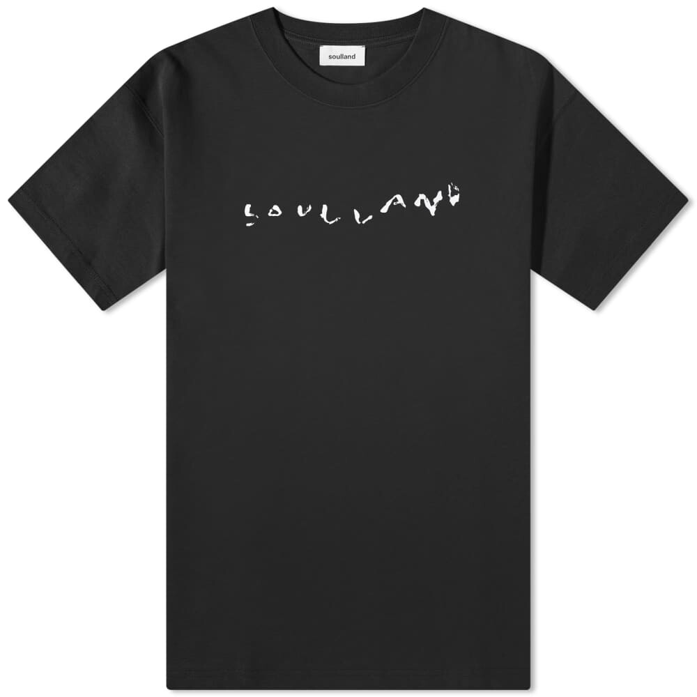 

Футболка с логотипом Soulland Paint, черный