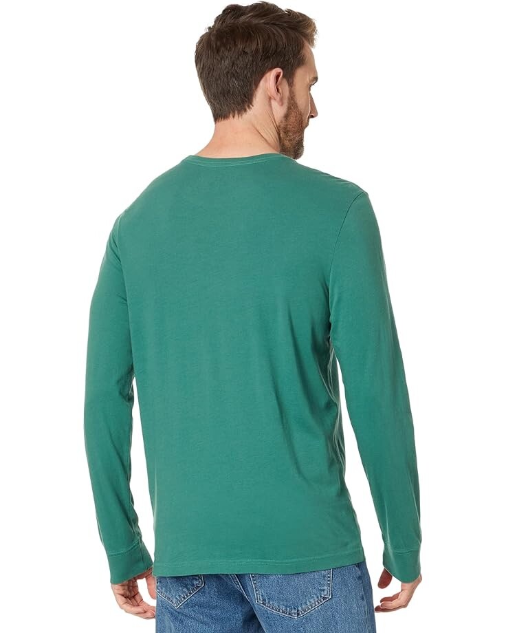 

Футболка Life is Good Trippy O Come All Ye Long Sleeve Crusher-Lite Tee, цвет Spruce Green