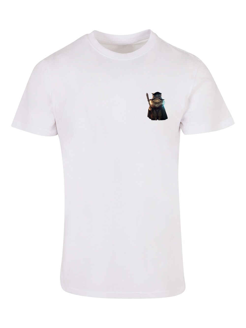 Футболка F4Nt4Stic Wizard Cat, белый мужская футболка wizard cat l черный