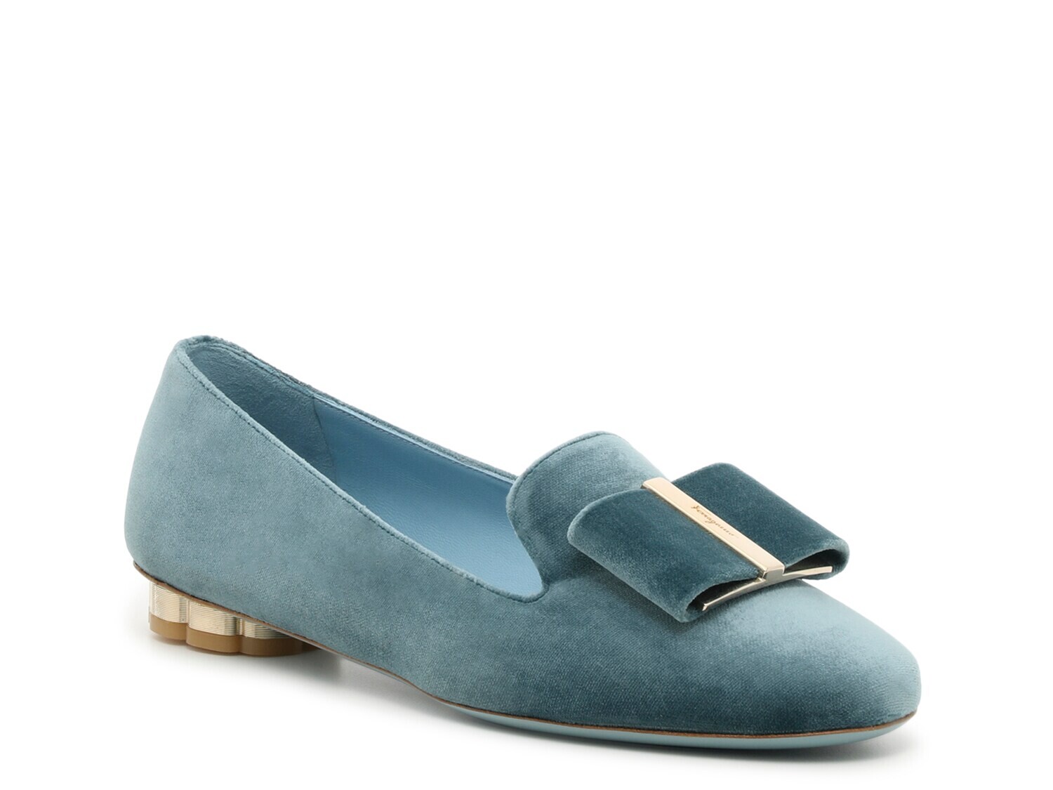 

Сальваторе Феррагамо Сарно Т Флэт Salvatore Ferragamo, синий