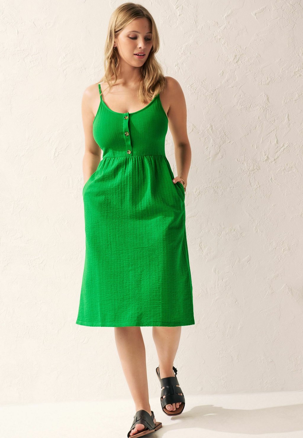 Вязанное платье Next, зеленый вязанное платье esprit зеленый