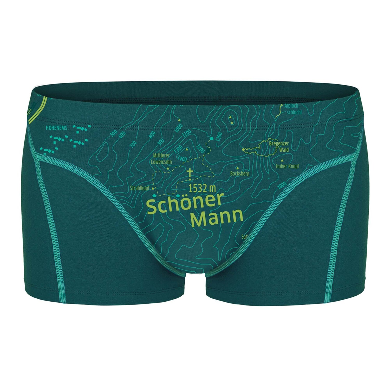 цена Боксеры EIN SCHÖNER FLECK ERDE Boxershort 1 шт, цвет Schöner Mann (Petrol)