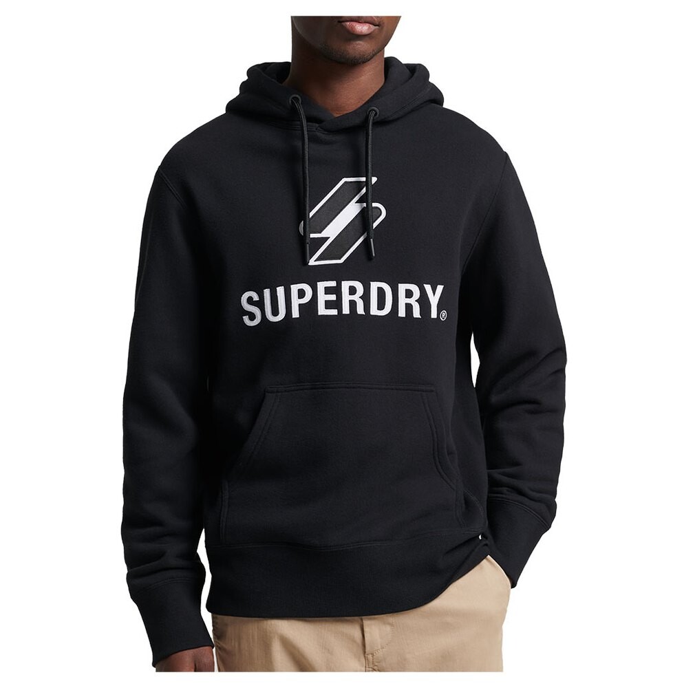 

Худи Superdry Code SL Stacked Apq, черный