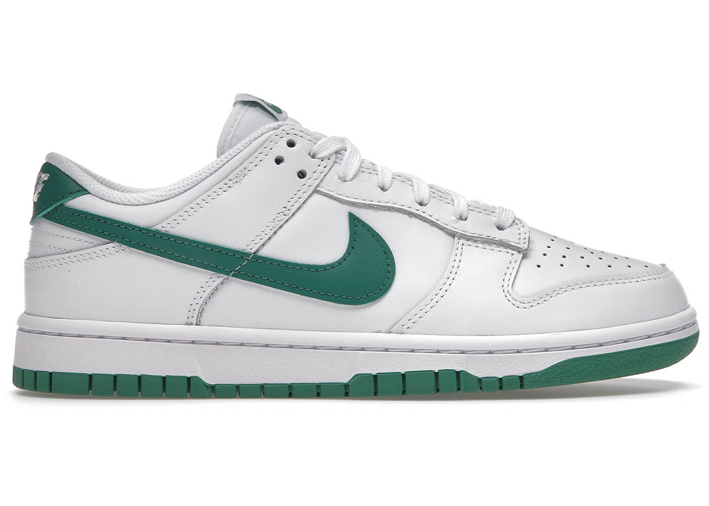 

Кроссовки женские Nike Dunk Low White Green Noise