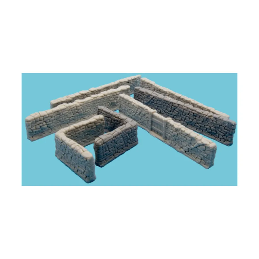 

Высокая каменная стена и ворота, Accessories (15mm)