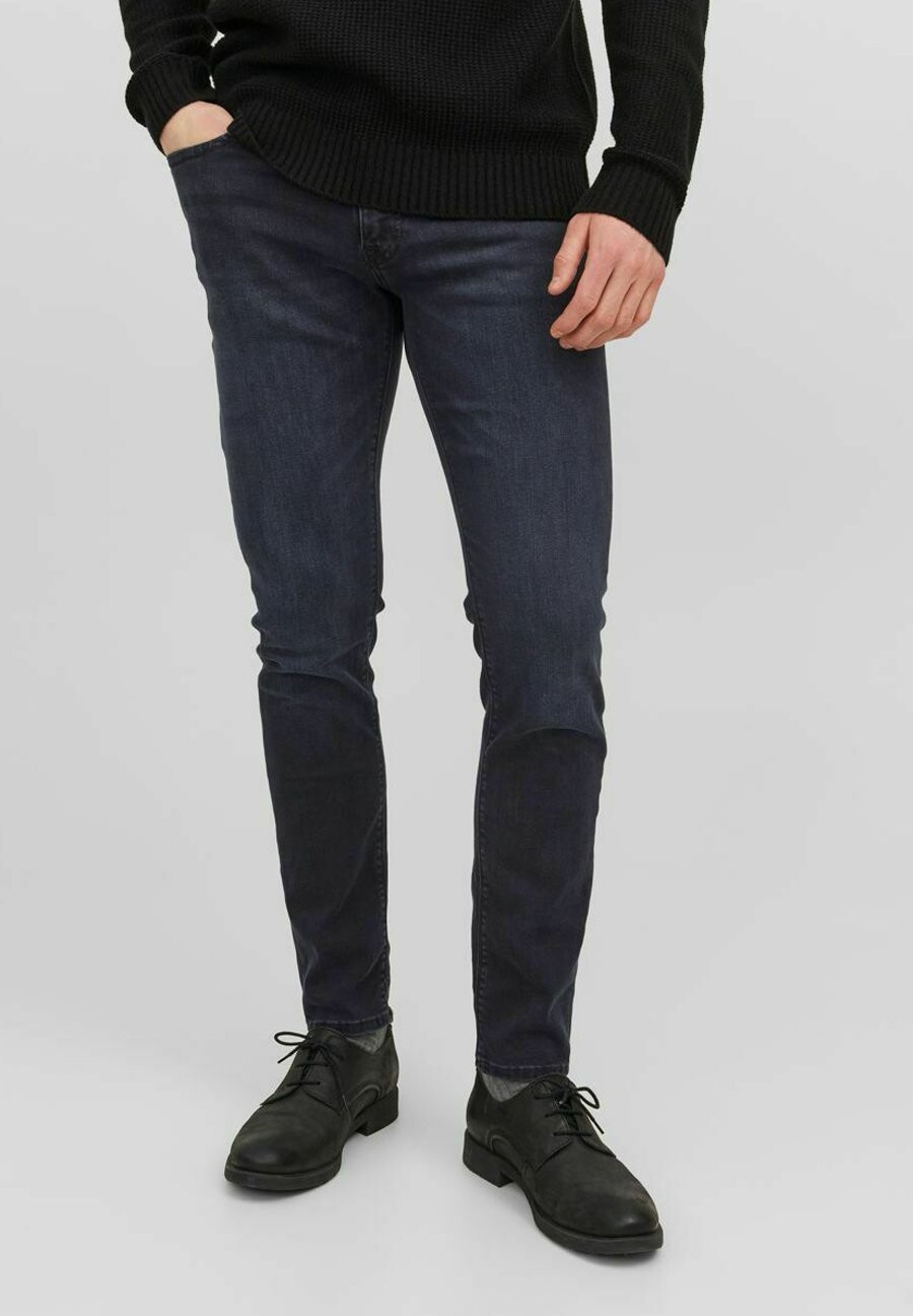 

Джинсы узкого кроя Jack & Jones, синий деним