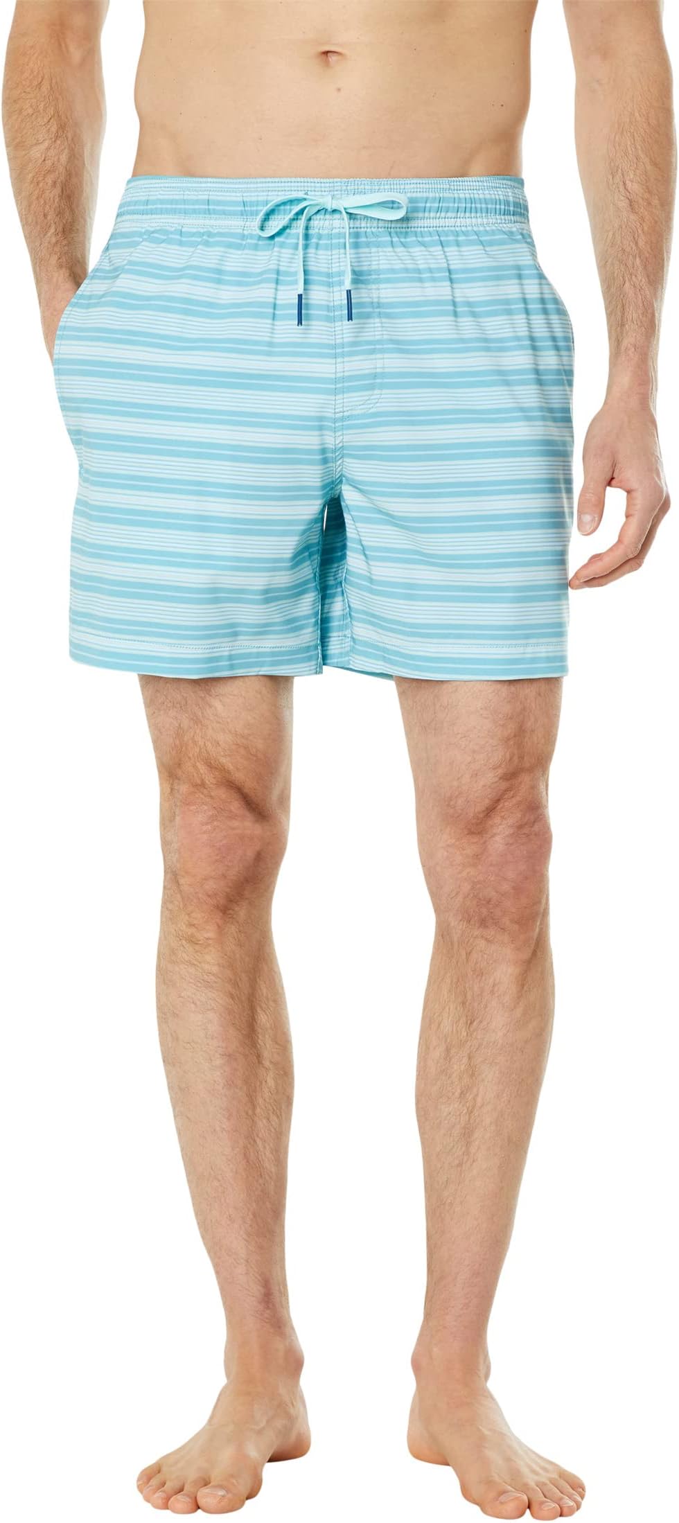 

Плавки Southern Tide 6" Carmel Stripe Swim Trunks, цвет Ocean Teal