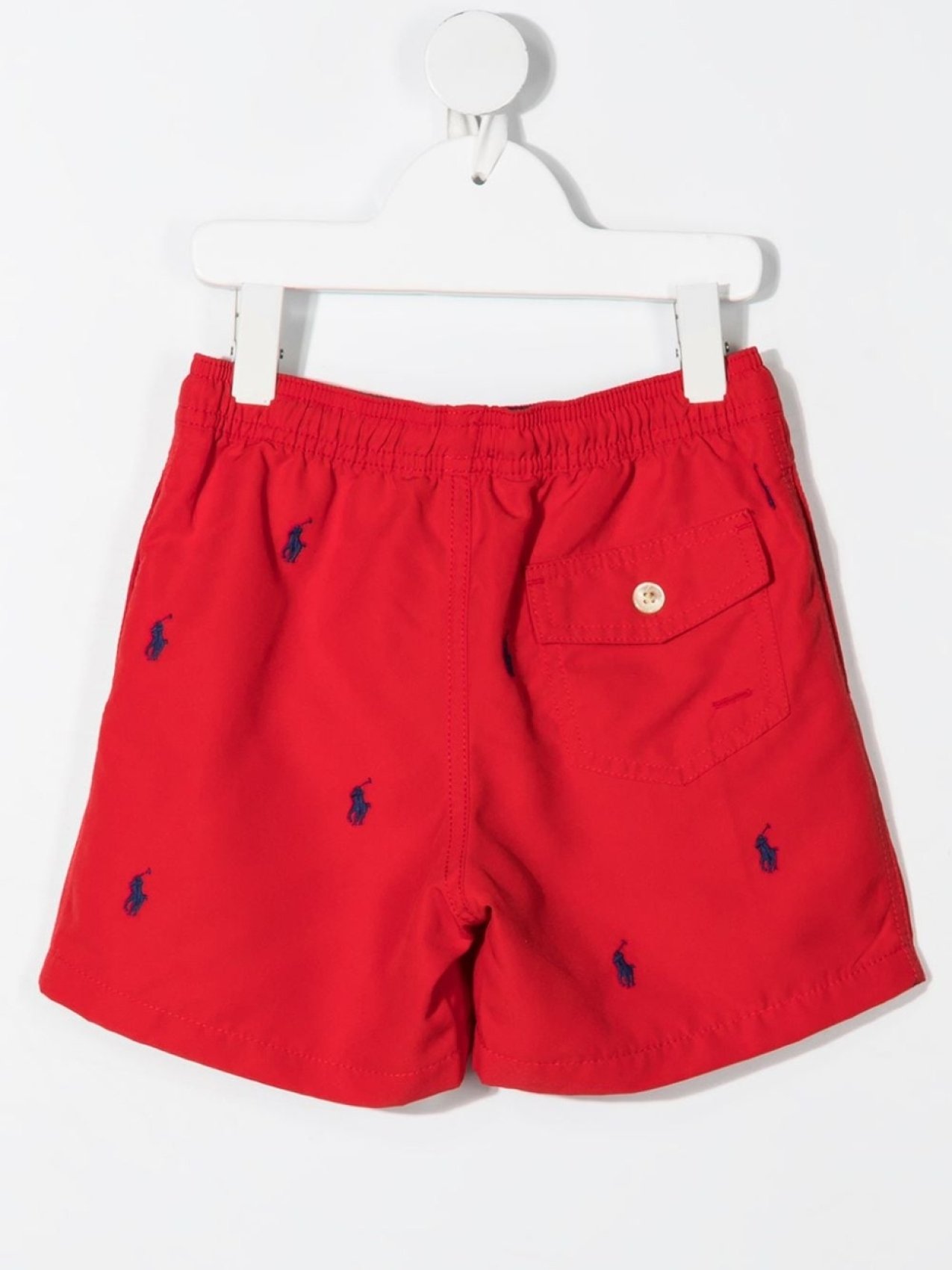 

Ralph Lauren Kids плавки-шорты с вышитым логотипом, красный