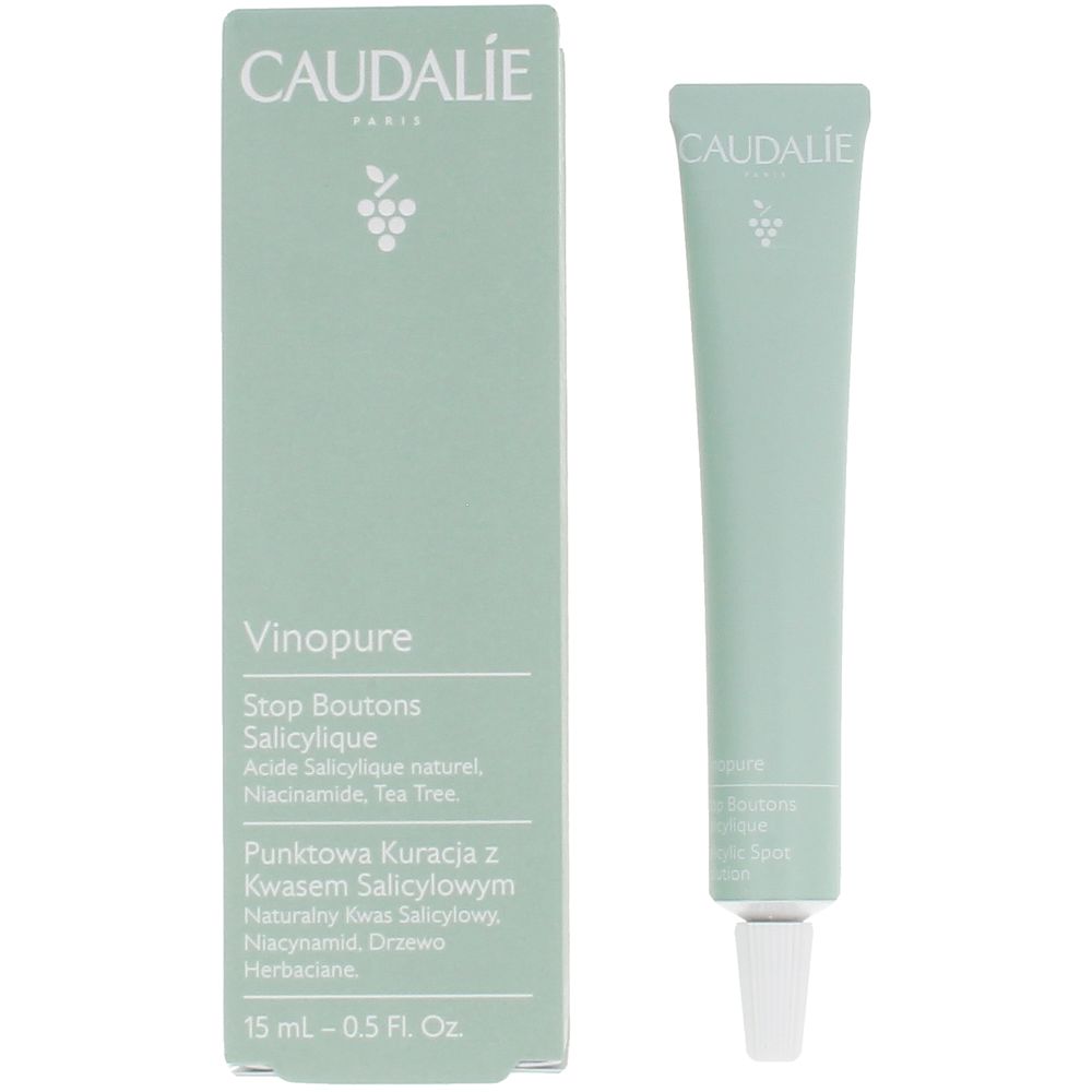 caudalie vinopure green clay Крем для лечения кожи лица Vinopure salicylic spot solution Caudalie, 15 мл