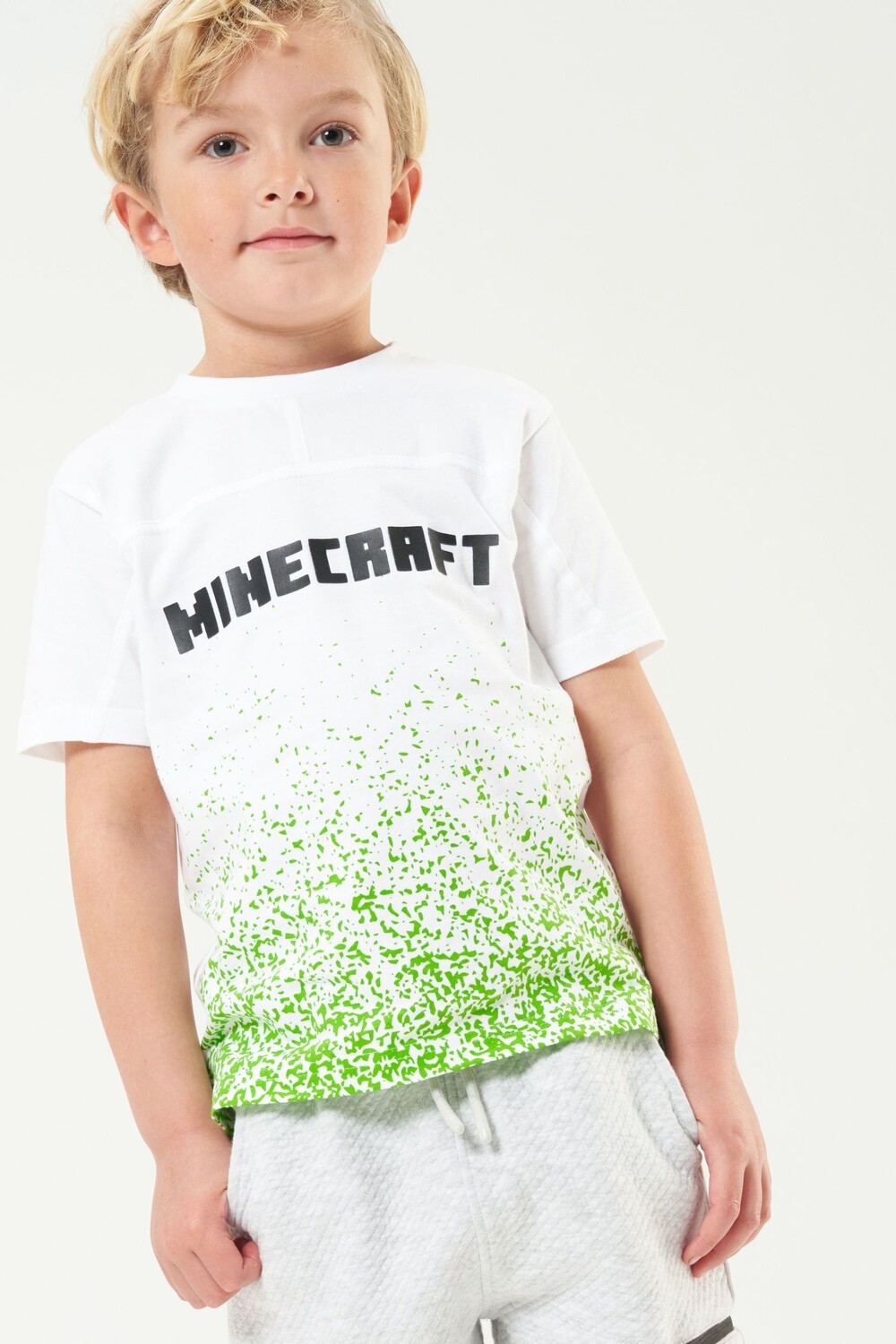 

Белая футболка Minecraft Dipdye Angel & Rocket, белый