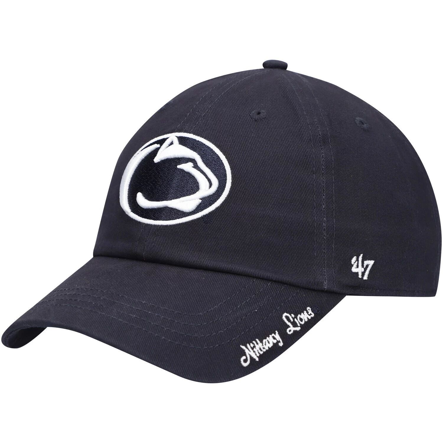 

Женская темно-синяя регулируемая шляпа с логотипом Penn State Nittany Lions Miata Clean Up