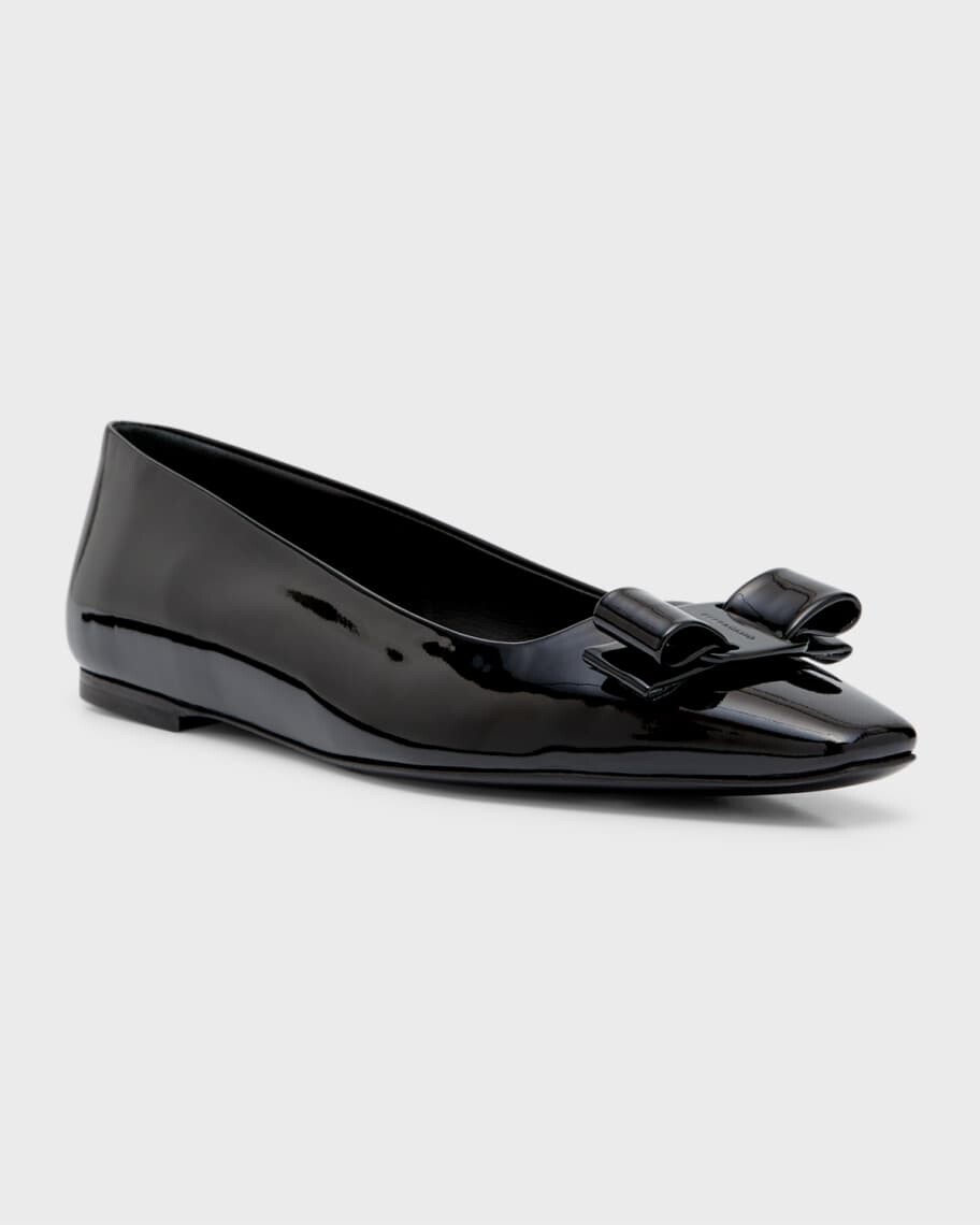 

Лакированные балетки Anz с бантом Ferragamo