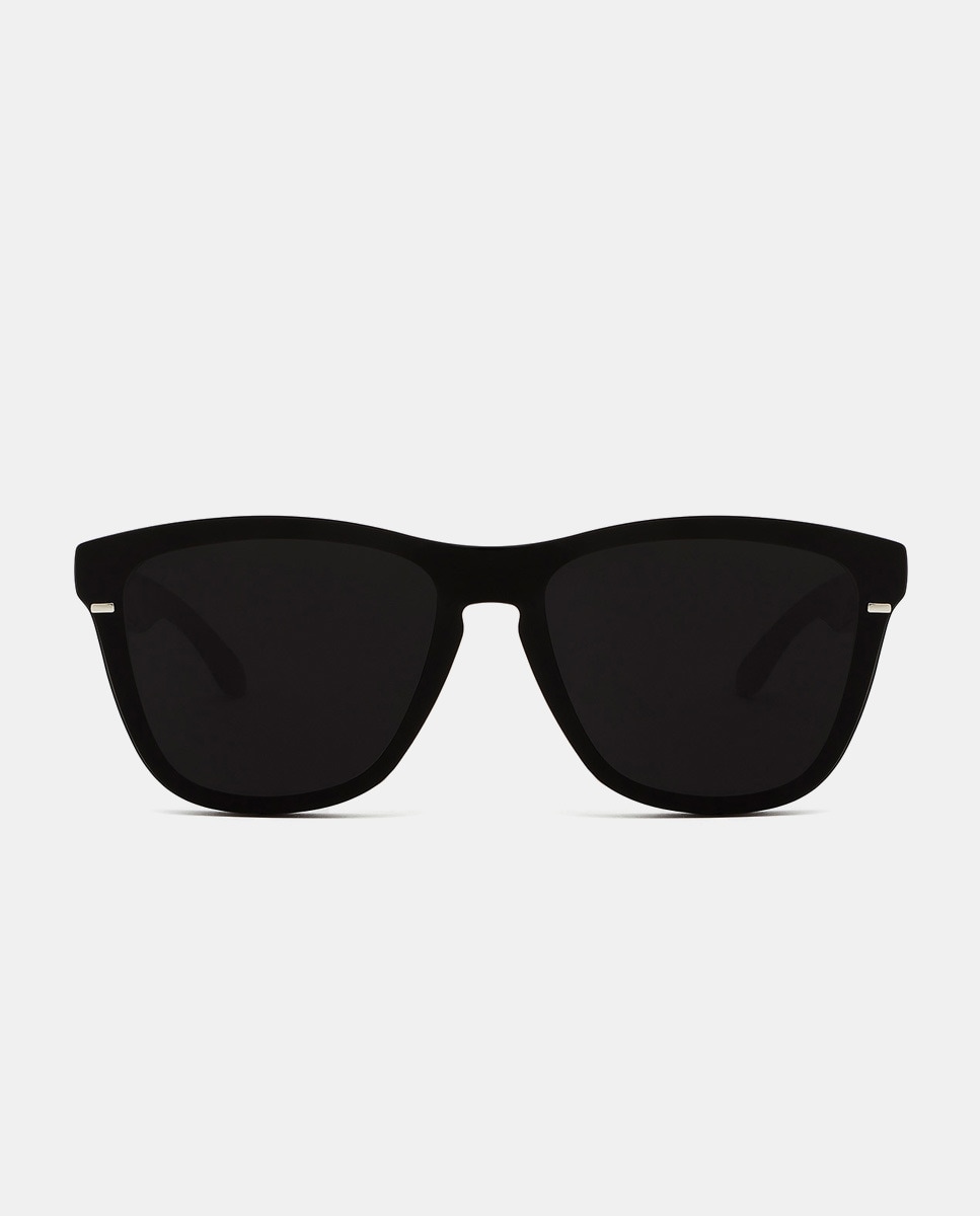 Блестящие черные квадратные солнцезащитные очки Hawkers, черный