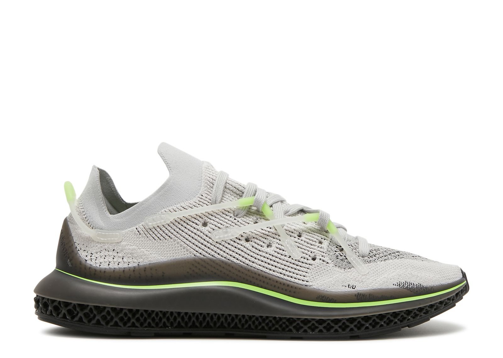 

Кроссовки adidas 4D Fusio 'Grey Signal Green', серый