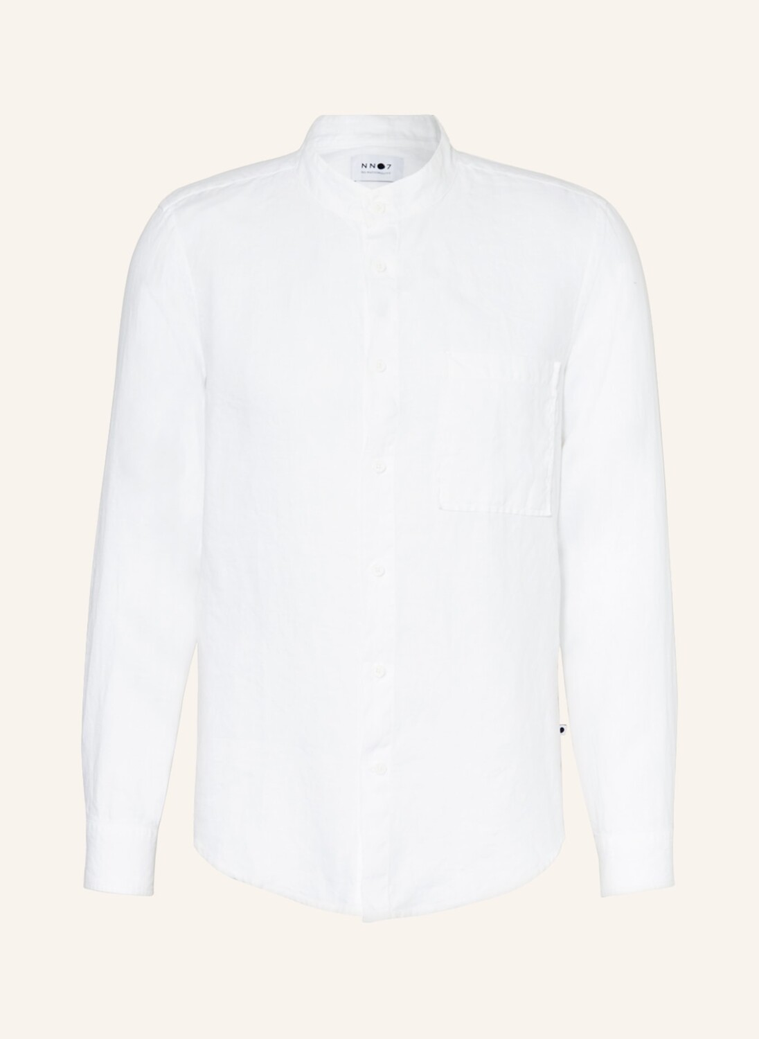 

Рубашка NN.07 EDDIE Regular Fit mit Stehkragen, белый