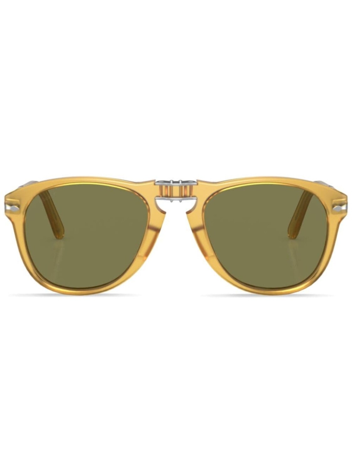 

Persol солнцезащитные очки Steve McQueen в круглой оправе, желтый