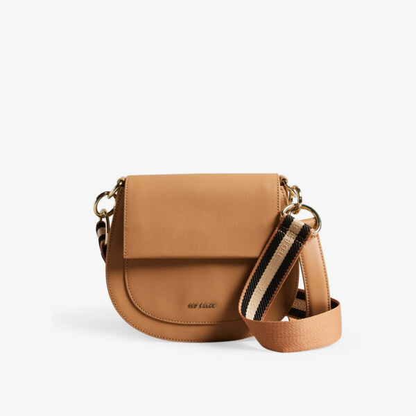 

Кожаная сумка-сэтчел Darcell с тисненым логотипом Ted Baker, коричневый
