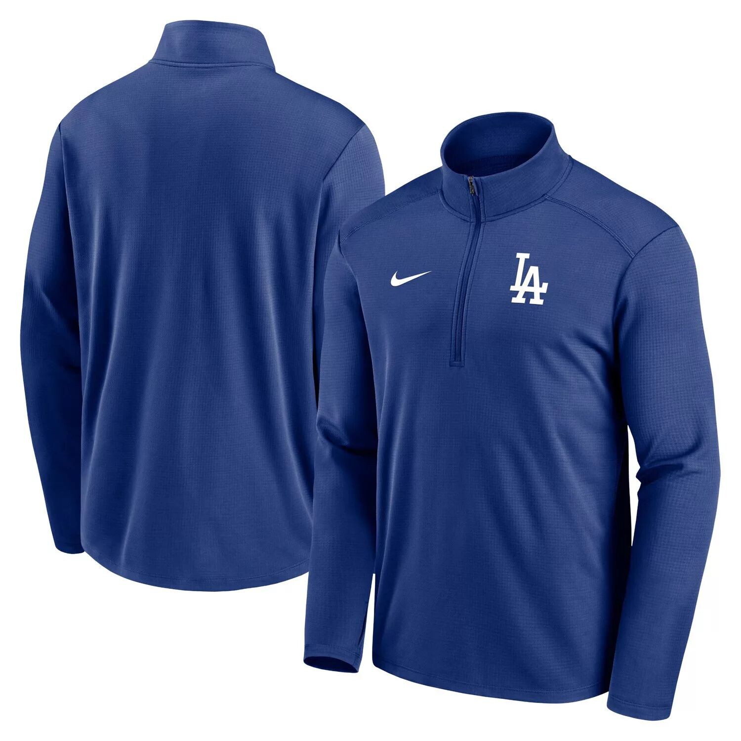 

Мужская футболка с молнией до половины длины Royal Los Angeles Dodgers Agility Pacer Performance Nike