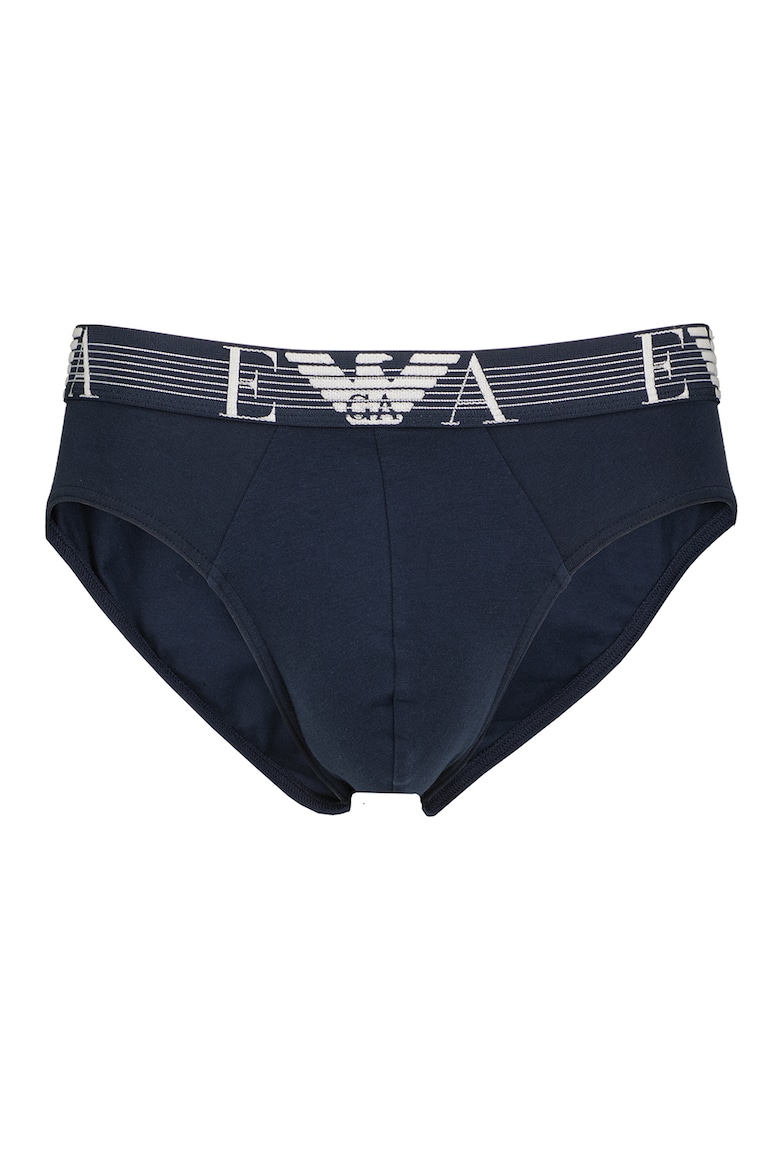 Трусики с логотипом Emporio Armani Underwear, синий трусики с логотипом emporio armani underwear синий
