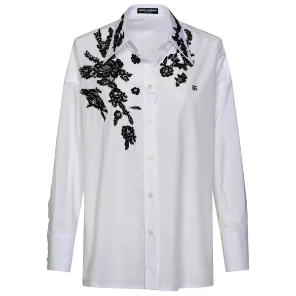 

Футболка white cotton shirt Dolce&Gabbana, белый
