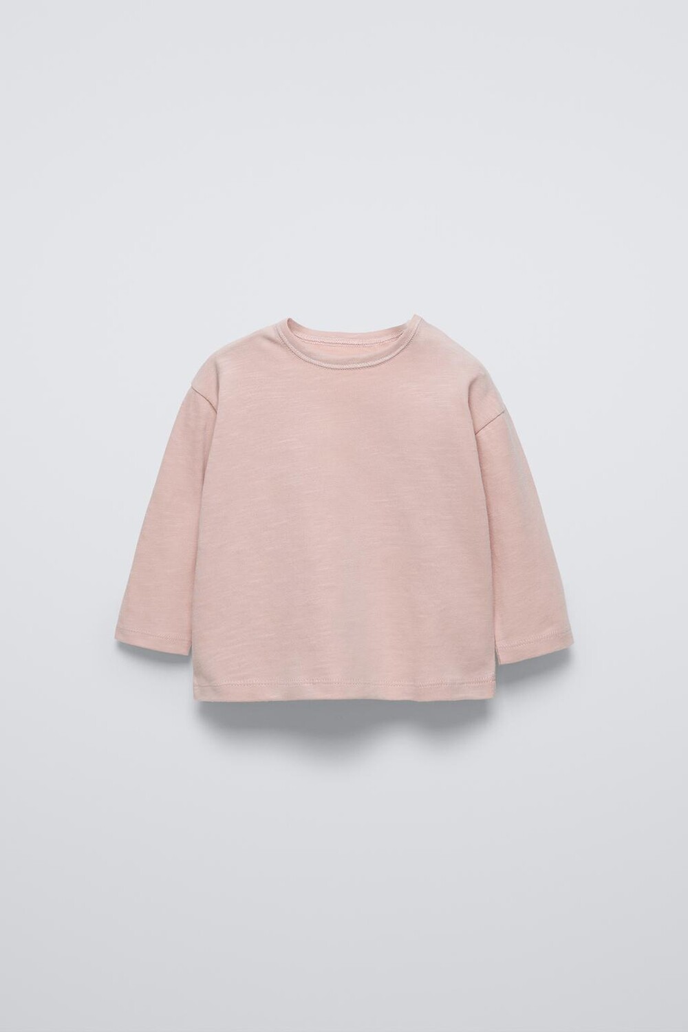

Базовая футболка ZARA, пыльно-розовый