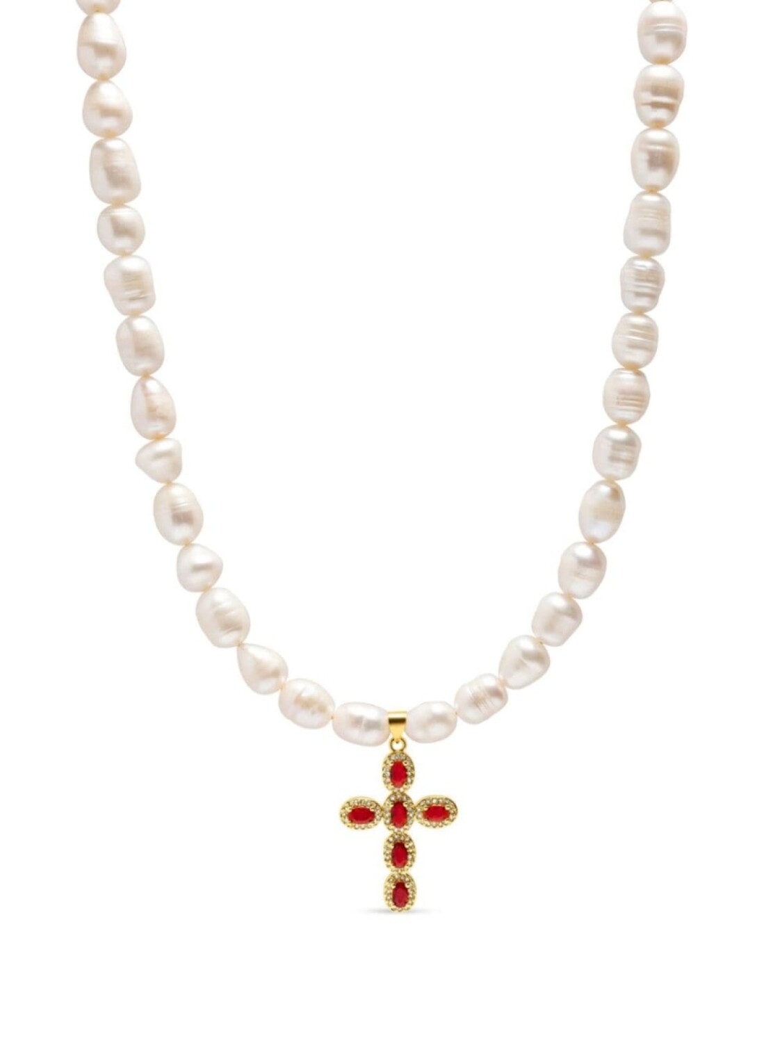 

Колье-чокер с подвеской Nialaya Jewelry, белый