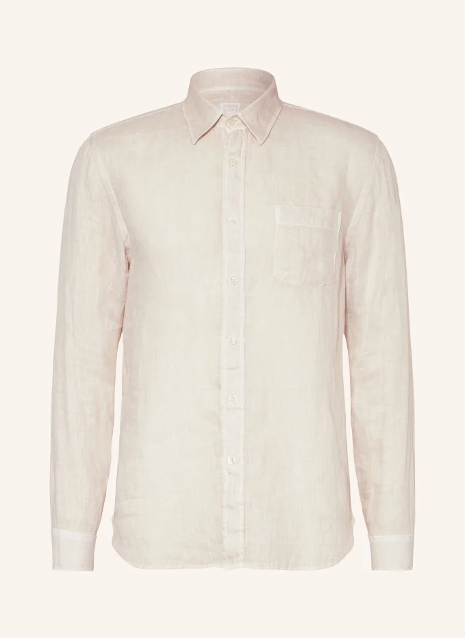 Льняная рубашка стандартного кроя 120%Lino, коричневый