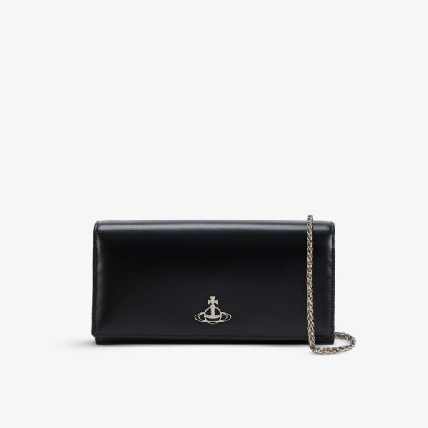 цена Кожаный кошелек Jordan на цепочке Vivienne Westwood, черный