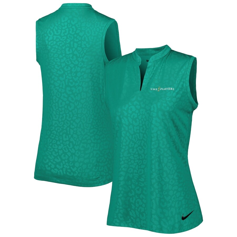 

Поло без рукавов Nike The Players, зеленый