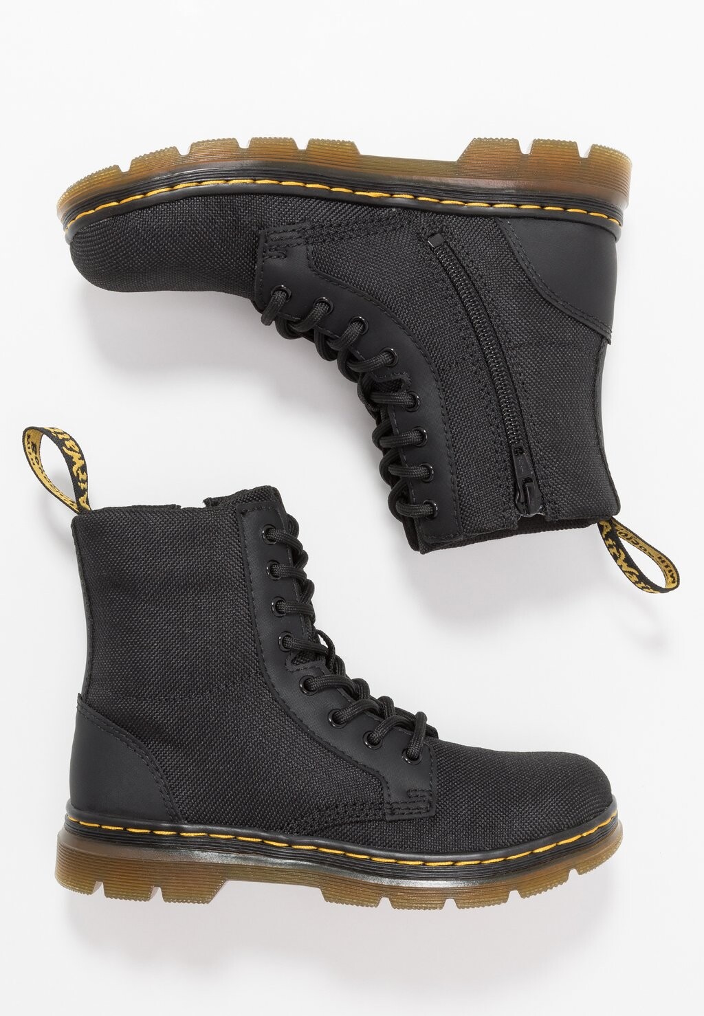 

Ботильоны на шнуровке Combs Unisex Dr. Martens, черный