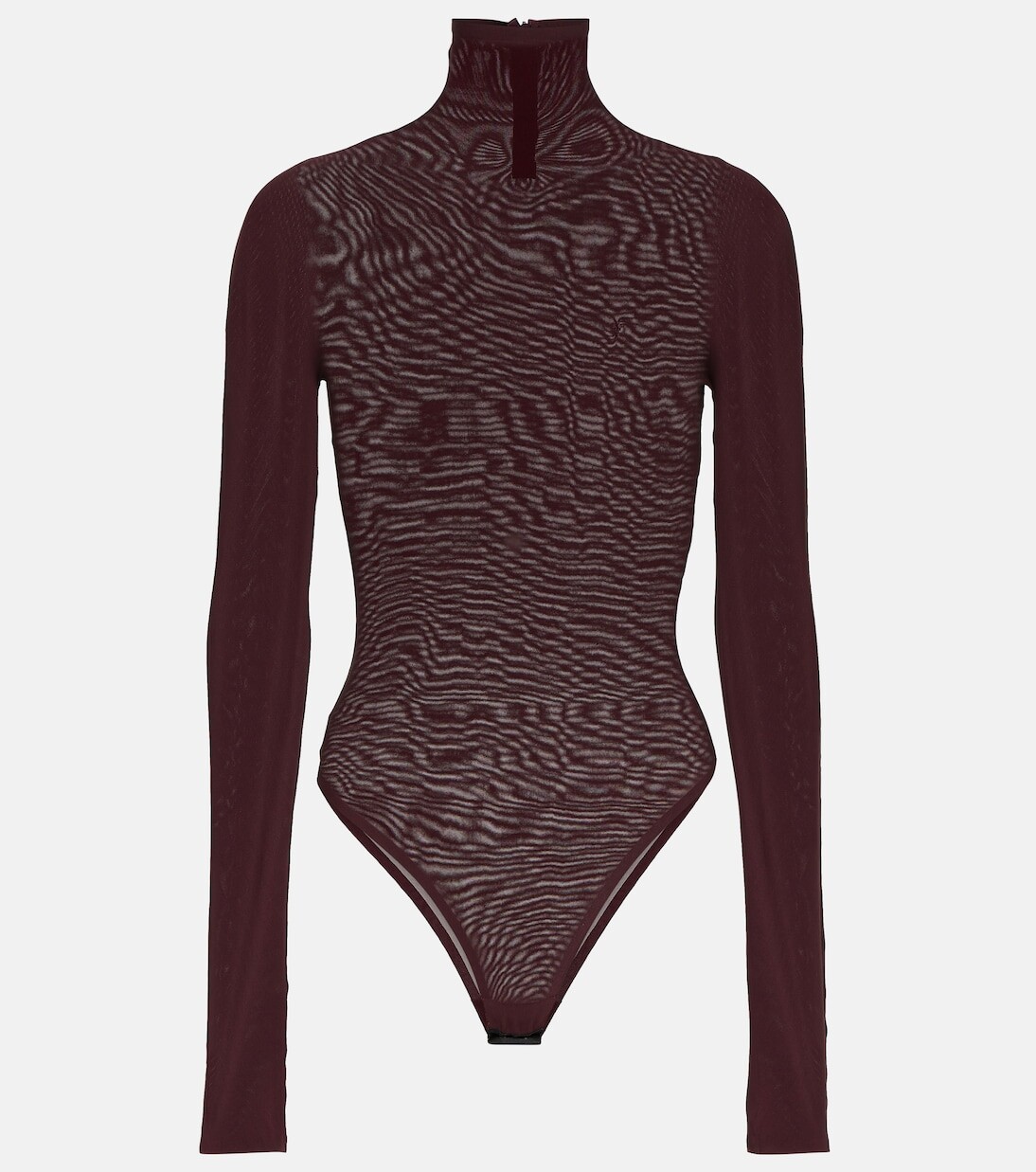 

Боди с воротником-водолазкой Alaïa, красный