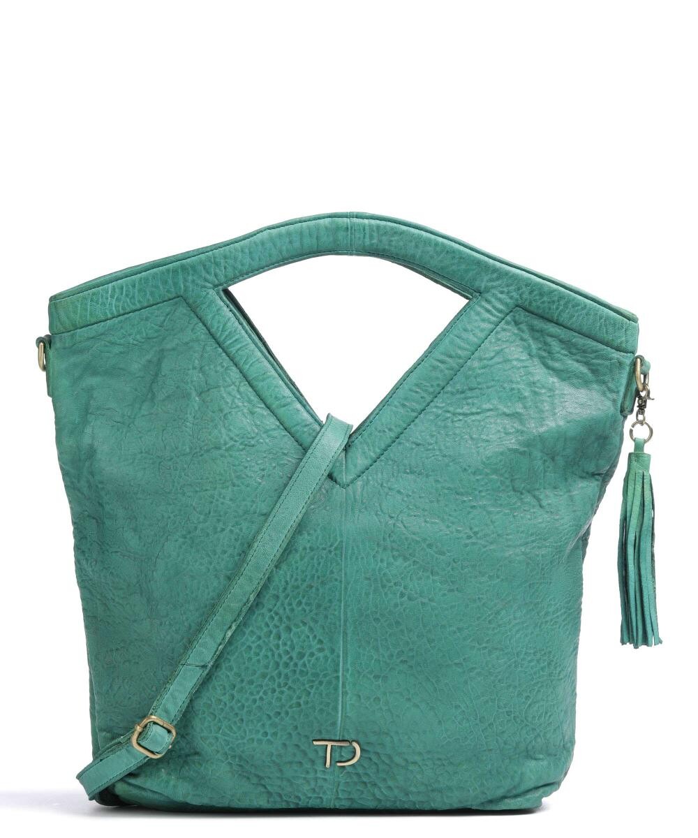 

Taborstrasse 1 шопер из зернистой яловой кожи Taschendieb Wien, зеленый