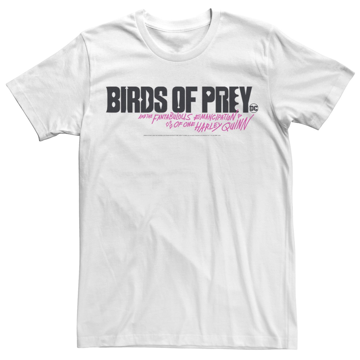 Мужская футболка с надписью «Хищные птицы и фантастическое освобождение Харли Квинн» DC Comics мужская футболка с надписью хищные птицы харли квинн dc comics