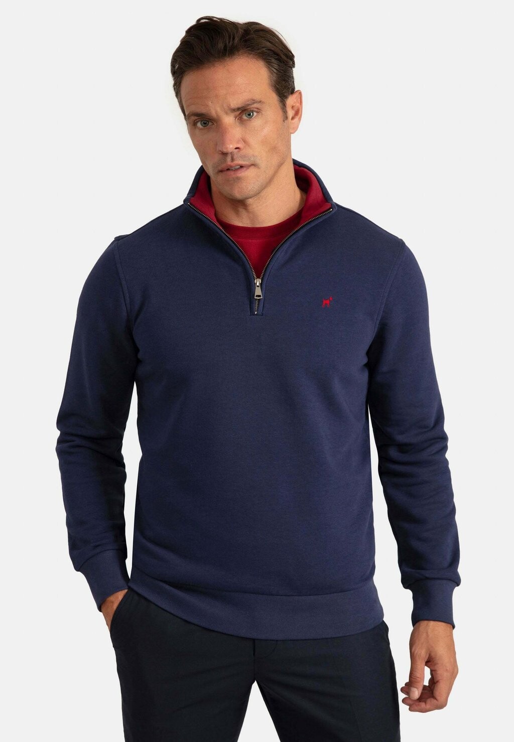 

Толстовка Diagonal Half Zip Williot, цвет navy