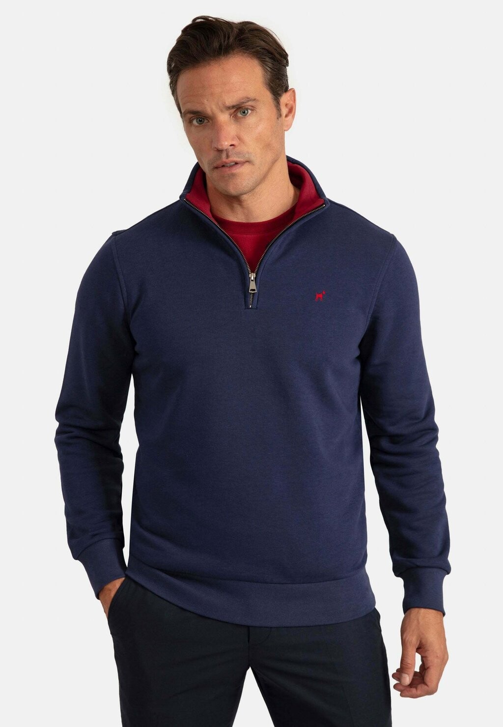 Толстовка Diagonal Half Zip Williot, цвет navy