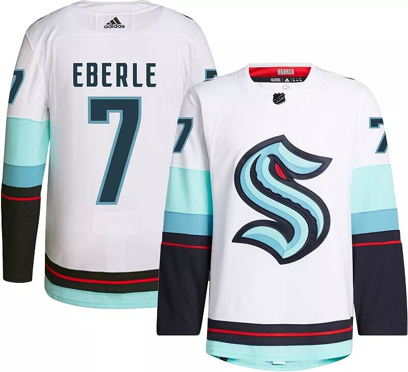 

Adidas '22 Seattle Kraken Jordan Eberle #7 ADIZERO Authentic Away Джерси