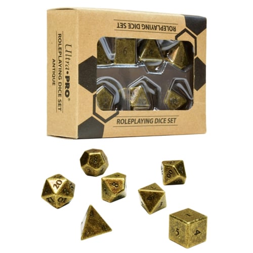 Игровые кубики Ultra Pro Heavy Metal Rpg 7 Dice Set