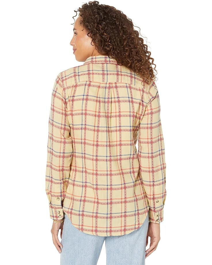 

Рубашка Toad&Co Re-Form Flannel Shirt, цвет Barley