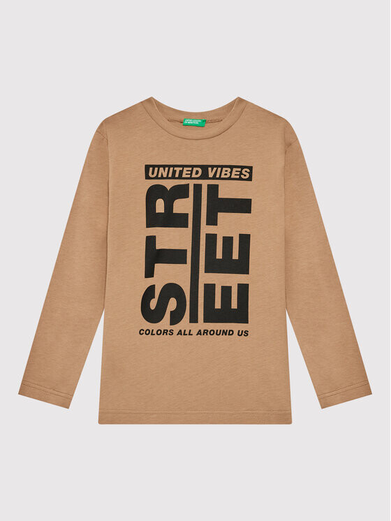 

Блуза стандартного кроя United Colors Of Benetton, коричневый