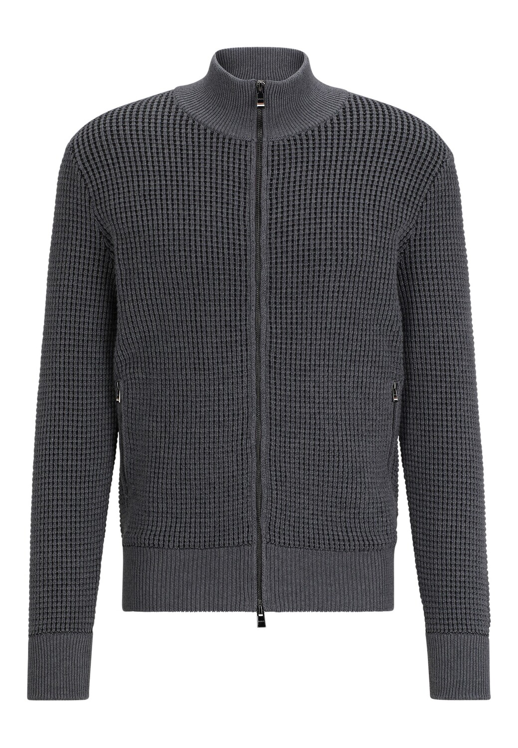 

Кардиган BOSS MABEO Relaxed Fit, серый