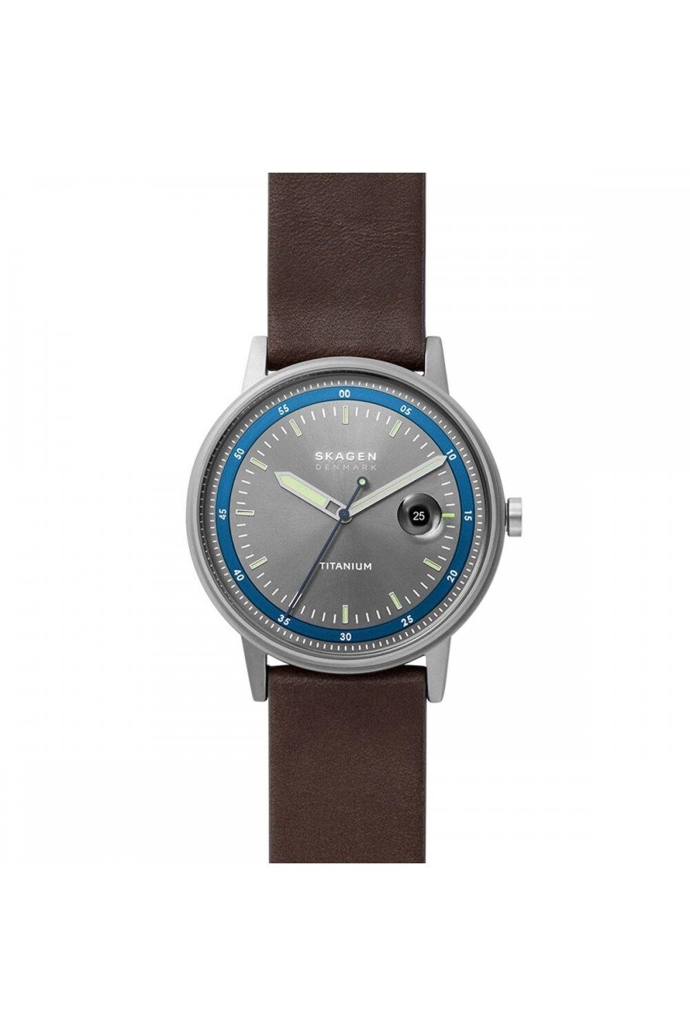 

Henriksen Titanium Classic Аналоговые кварцевые часы - Skw6753 Skagen, серый