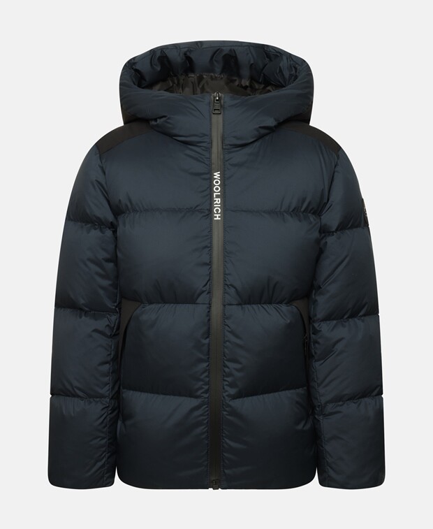 

Пуховик Woolrich, темно-синий