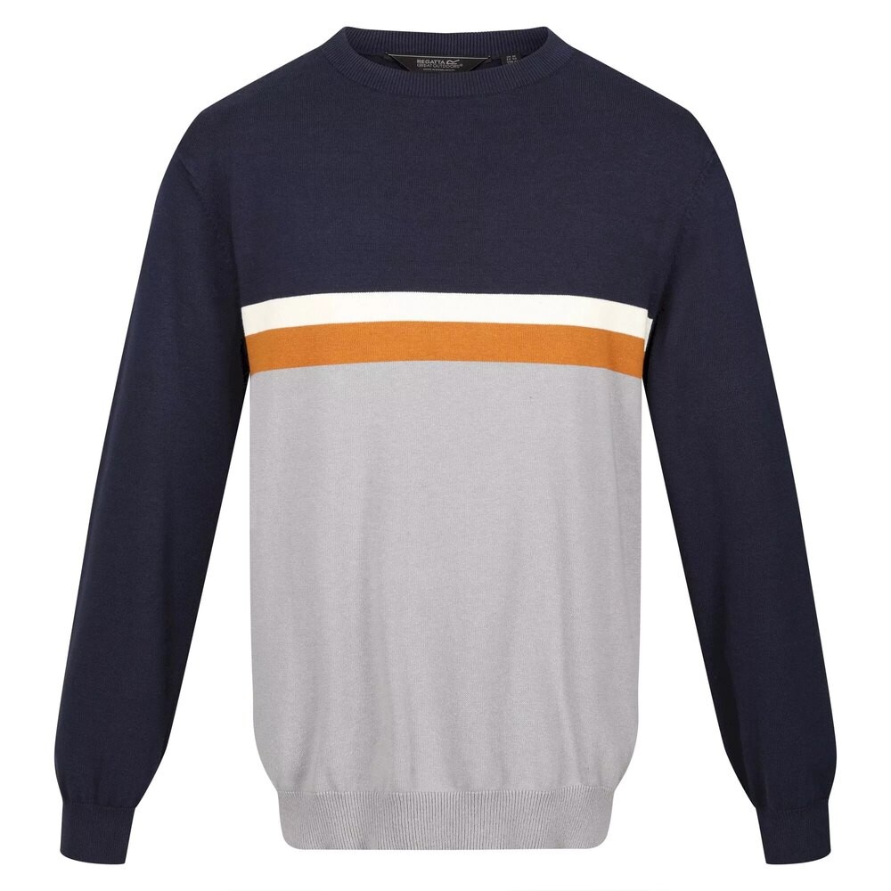 

Свитер Regatta Kaelen Colour Block Crew Neck, синий