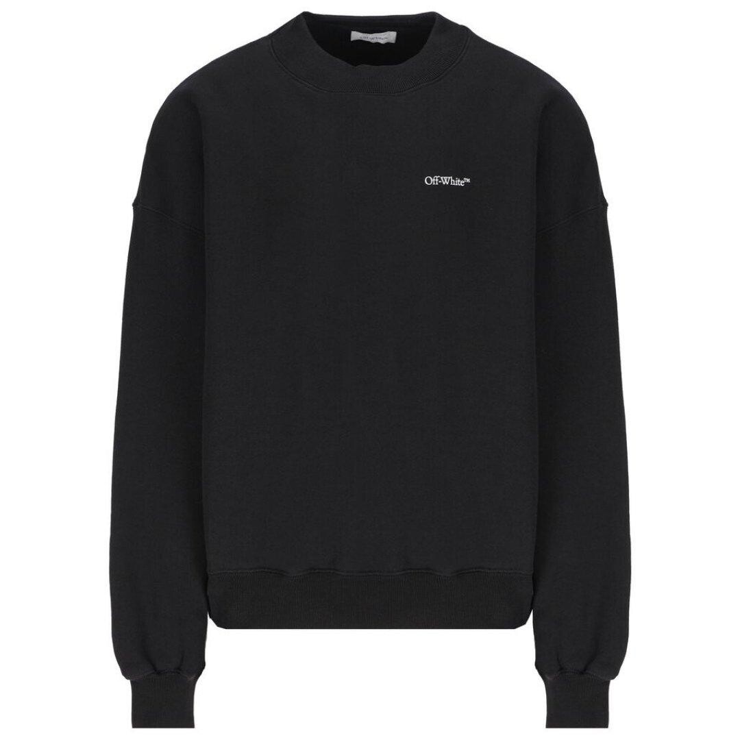 

Черный свитшот оверсайз Off-White Scratch Arrow Design Off-White, черный