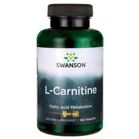 Swanson L-karnityna 500 mcg L-карнитин в таблетках, 100 шт. l карнитин solgar maxi l carnitine 500 mg 30 шт