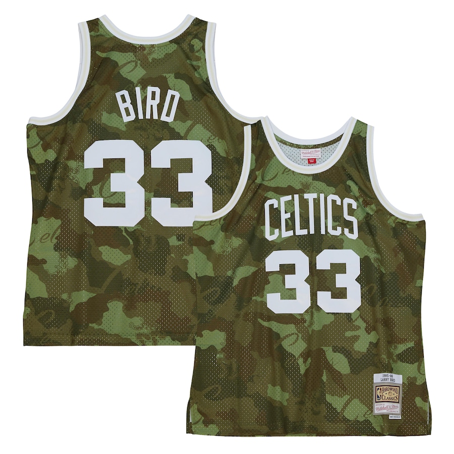 

Джерси Mitchell & Ness Boston Celtics, камуфляж