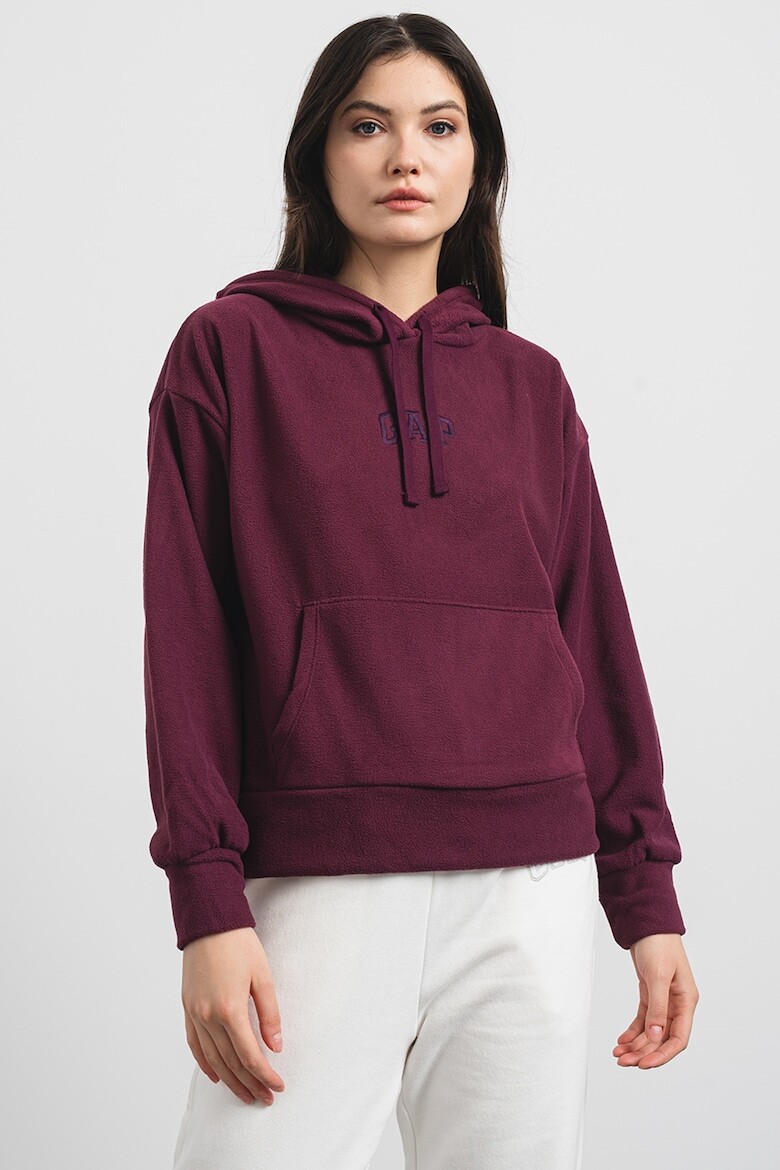 

Флисовая толстовка с логотипом Gap, бургундия