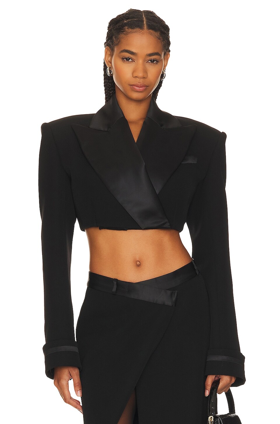 

Пиджак SIMKHAI Clare Cropped, черный