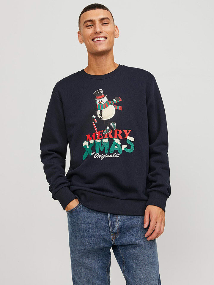 

Толстовка Jack & Jones Xmas, темно-синий